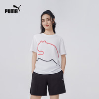 彪马（PUMA）官方 夏季男女同款运动休闲印花百搭短袖T恤 GRAPHICS TEE 680275