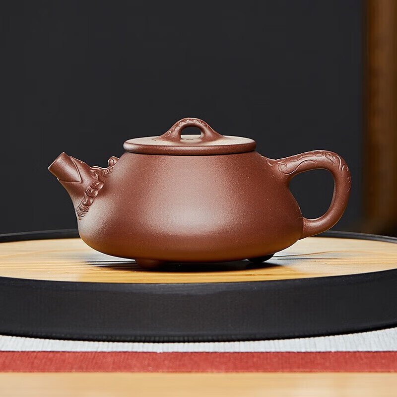 尊壶宜兴紫砂壶手工茶具龙嘴石瓢泡茶壶名家原矿紫泥泡茶器