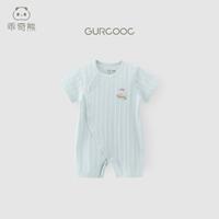 婴儿短袖连体衣夏季薄款纯棉a类衣服宝宝哈衣爬服新生儿可爱睡衣
