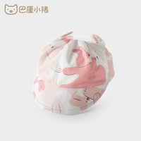 巴厘小猪(BALIPIG)婴儿鸭舌帽运动风防晒帽新生儿遮阳帽初生儿 粉色 43cm拍前测量宝宝头围