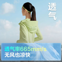 波司登（BOSIDENG）国标时尚防晒衣女短款冰丝防紫外线冰凉透气修身可露丽风连帽外套 青草绿4073-可露丽风 M 165/88A
