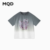 马骑顿(MQD)MQD男大童夏款潮酷休闲渐变卡通短袖T恤