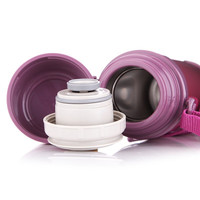 虎牌(TIGER)家居馆 户外保温壶车载不锈钢真空保冷杯热水壶旅行壶 MBI-A10C 亮炫粉PH 1000ml