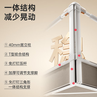 丸丫婴儿床围栏床上围栏宝宝防摔防护栏床边防掉挡板儿童床边护栏 双面 K2灰熊1.8+灰星2.0m 免打钉