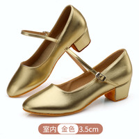 舞堡 女款舞蹈鞋 723金
