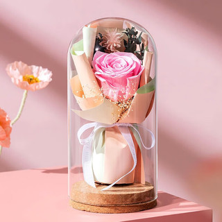 RoseBox永生花玫瑰花束摆件520朋友实用