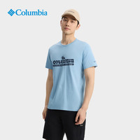 Columbia哥伦比亚户外25春夏男子简约圆领运动短袖T恤AE1363 431 2XL (190/104A)