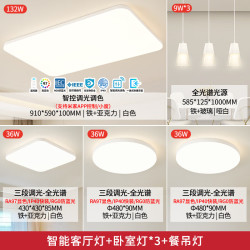 雷士 全光谱护眼 LED吸顶灯 三室两厅带餐吊【包安装】