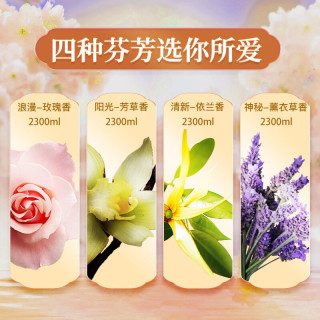 碧珍韩国进口衣物护理剂香味持久留香袋装柔顺剂2300mL 芳草香2.3L