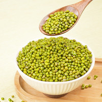 燕之坊 绿豆新货绿豆汤糕沙原料五谷杂粮粗粮 粥米伴侣可煲煮粥解暑配料 有机草原小绿豆 500g*1袋