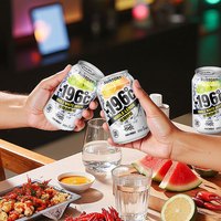 SUNTORY -196°C三得利黑科技气泡酒330ml*6罐(白葡萄+桃子 )聚会冰饮微醺 白葡萄+桃子 330mL 6罐 组合装