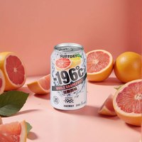 SUNTORY -196°C三得利 西柚味黑科技气泡酒5% 330ml*24罐 聚会冰饮微醺 西柚味 330mL 24罐 整箱装
