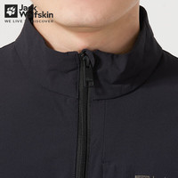 Jack Wolfskin狼爪软壳夹克男春季轻量户外登山运动防风防泼水软壳夹克外套男 071-6000/黑色 2XL/185/108A