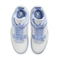 Jordan耐克乔丹AJ4复刻休闲鞋女子运动鞋夏季缓震皮面HV0823 100白/铝蓝/紫蓝/油绿 47.5