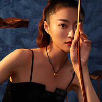 周六福古法黄金吊坠足金999葫芦吊坠520计价AA044786黑绳约5.8g