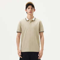 gxgjeans 领口撞色拼接 男士polo衫