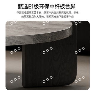 DDC意式极简大理石几何形茶几客厅家用小户型2025方形高级感茶几