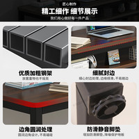 长条桌家用双层电脑桌卧室简易书桌写字桌子工作台长方形桌子