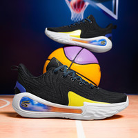 KUNY国潮库里12代篮球鞋男鞋行防滑耐磨减震透气支撑板球鞋中运动 白红 【摩擦有声音】 41 沄动鞋