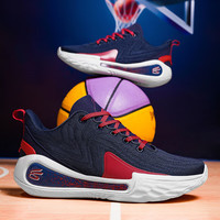 KUNY国潮库里12代篮球鞋男鞋行防滑耐磨减震透气支撑板球鞋中运动 白红 【摩擦有声音】 37 沄动鞋