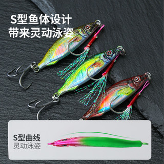 远投飘落铁板路亚假饵截口淡海水通杀翘嘴鱤鱼鲈鱼鳜鱼鲅鱼饵