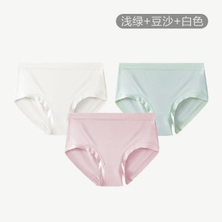 松山棉店 女士兰精莫代尔中腰内裤 3条