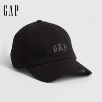 Gap男装2025春季新款刺绣logo纯棉棒球帽美式鸭舌帽美版603133 均码
