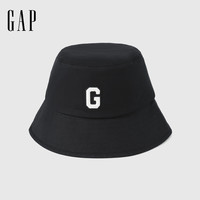 Gap女装2025夏季新款立体大G刺绣logo渔夫帽简约休闲遮阳774712 均码