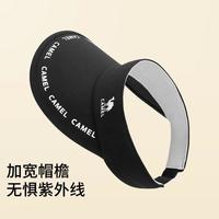 骆驼 CAMEL户外遮阳空顶帽春夏太阳帽网球运动跑步帽子显脸小女款空顶帽