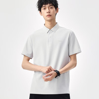 布衣传说 UPF100+防晒 山影灰 3XL 男士POLO衫