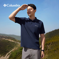 Columbia哥伦比亚2025夏男吸湿速干运动短袖多色POLO衫XE9173 M 011-