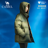 CAMEL【小太阳】骆驼户外羽绒服冬季600蓬男女同款防泼水面包服