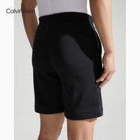 Calvin Klein【吸湿速干】运动夏男织带松紧腰ck慢跑训练运动短裤4MS4S851 001-太空黑 L