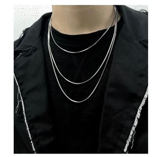中国黄金蛇骨链银项链男士型男潮流本命年蛇形物老公周年 【蛇骨链】约2g+专柜礼盒