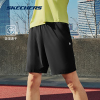 Skechers斯凯奇男子短裤2024科技凉感运动裤子 炭灰色/000G XL