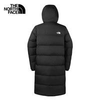 The North Face北面羽绒服男女款户外550蓬鹅绒长款保暖外套81P7 黑色/4H0 L