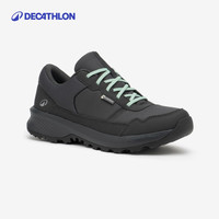  DECATHLON/迪卡侬 防滑耐磨 女士登山鞋  黑灰色 36
