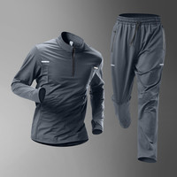 柏丝卓 骑行服男山地公路自行车套装春季上衣长裤宽松速干运动新款装备