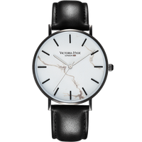 VICTORIA HYDE 维多利亚·海德 手表男小众轻奢大理石纹男表时尚潮流防水石英表