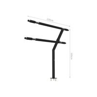 东际 EASTSCOPE 地面固定式舞蹈把杆压腿杆舞蹈房压腿架家用成人儿童练功杆杠