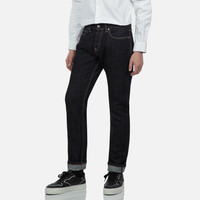 EVISU  男士双色小海鸥窄脚贴身剪裁牛仔裤2EAHTM2JE11517CT 牛仔蓝 28