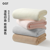 GGT日本浴巾男士洗澡吸水速干大浴巾毛巾成人不掉毛女 80*160 咖色 【A类加大】80*160 咖色 1条