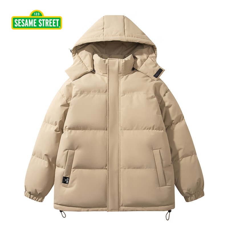 SESAME STREET外套棉服男夹克棉服女加绒棒球服棉袄棉衣秋冬大衣66ZM2XL
