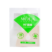 日本三洋MOLA手冲咖啡过滤纸滴漏咖啡滤纸V60麻纤维滤纸100片
