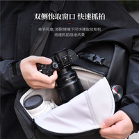 VSGO/威高 多功能城市通勤防盗 摄影包+铭牌+活动隔板 隐匿黑