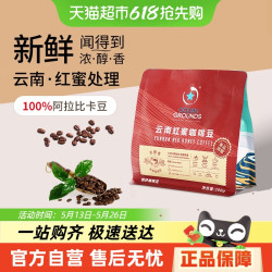 鸥际咖啡 OCEAN GROUNDS 鸥际咖啡 云南红蜜咖啡豆 果香 200g