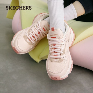 斯凯奇（Skechers）女潮流机甲鞋缓震耐磨运动街头跑步鞋149916 女款/粉色/PINK 37