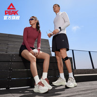 匹克态极千里2.0厚底缓震跑鞋防滑耐磨运动鞋男女鞋 【女款】帆布白色/深红 37