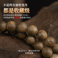 木醉加里曼丹沉香手串九分沉水级正区老木料男士文玩佛珠手把件送礼物 【收藏级】加里曼丹8mm