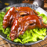 沈万三卤味猪蹄开袋即食肉苏州特产酱猪蹄熟食猪手万三蹄猪爪猪脚下酒菜 380g*3整只卤味酱猪蹄熟食